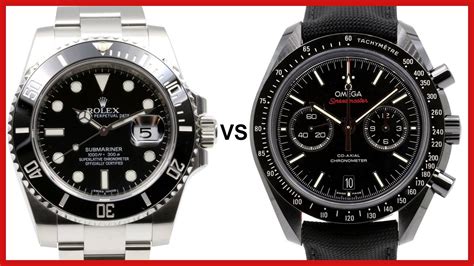 which is more expensive omega or rolex|Rolex submariner vs omega speedmaster.